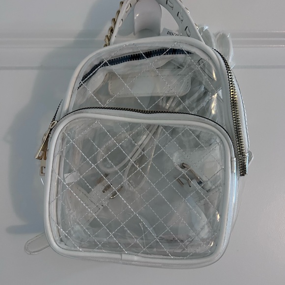 MINI BACKPACK • White and Clear • - Picture 2 of 8